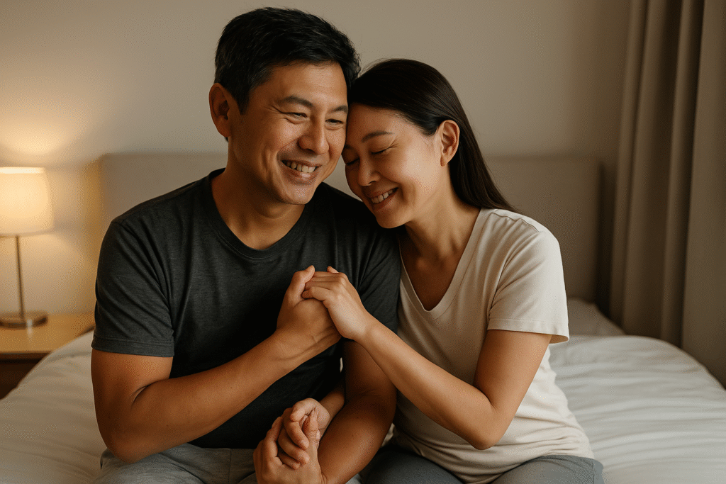 Regain Confidence in the Bedroom, Happy Couple